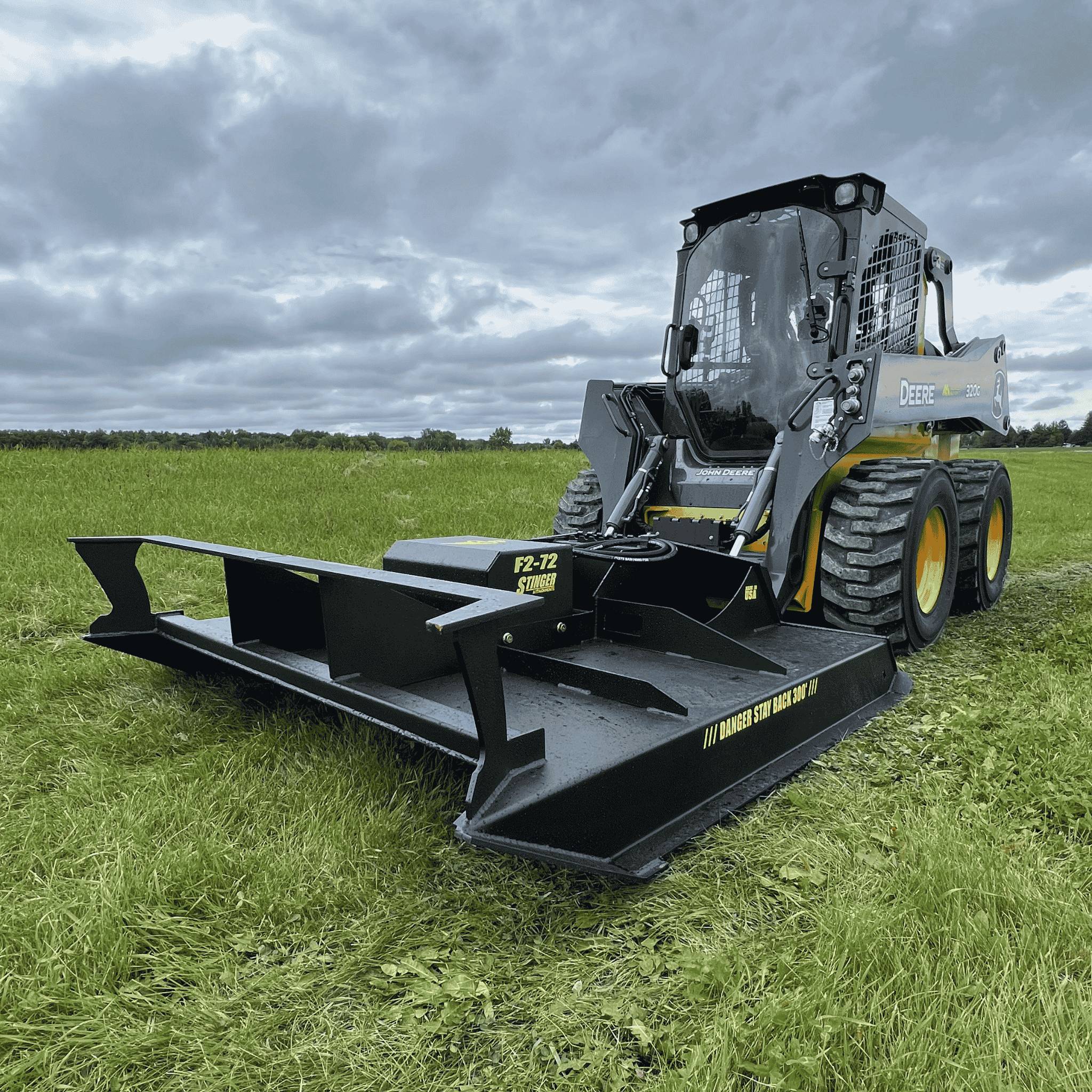 Stinger Twister F2 Series Brush Cutter | 4" Cut Capacity | Radial Piston Motor