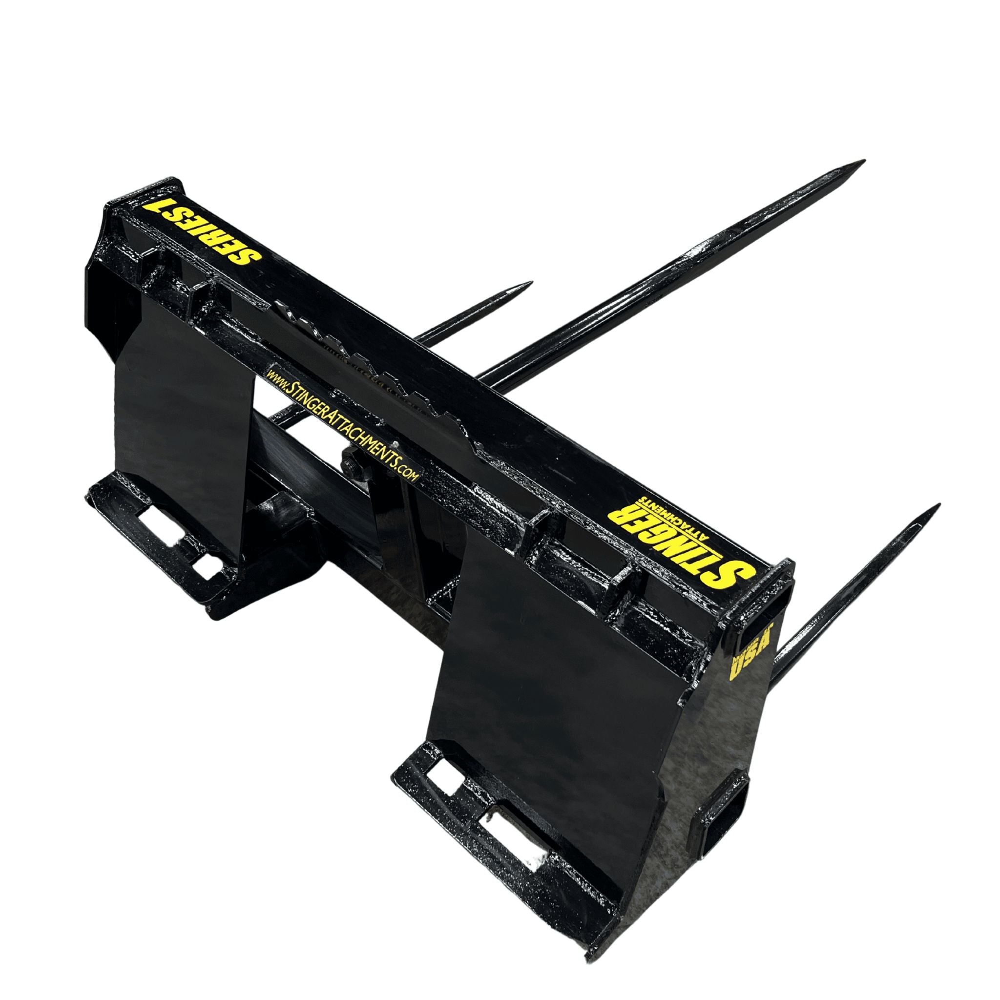 Stinger Skid Steer Bale Spear | Single & Triple Tine | Round & Square Bale