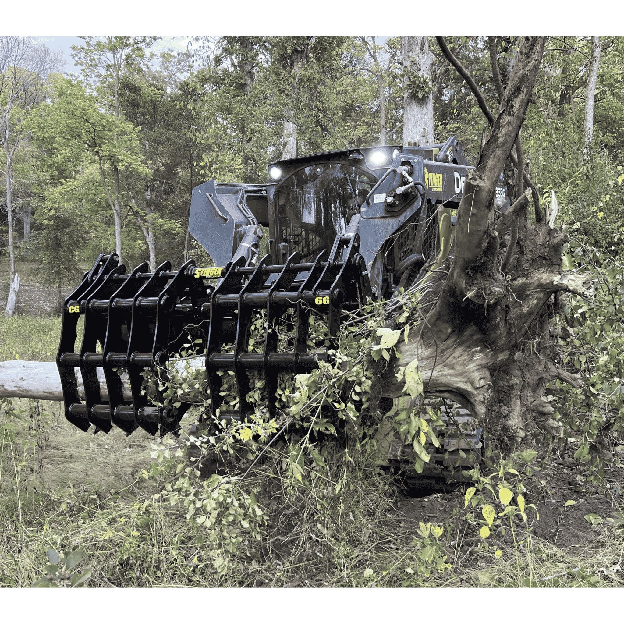 Stinger Clam Grapple | AR200 Steel | Interchangeable Mounts