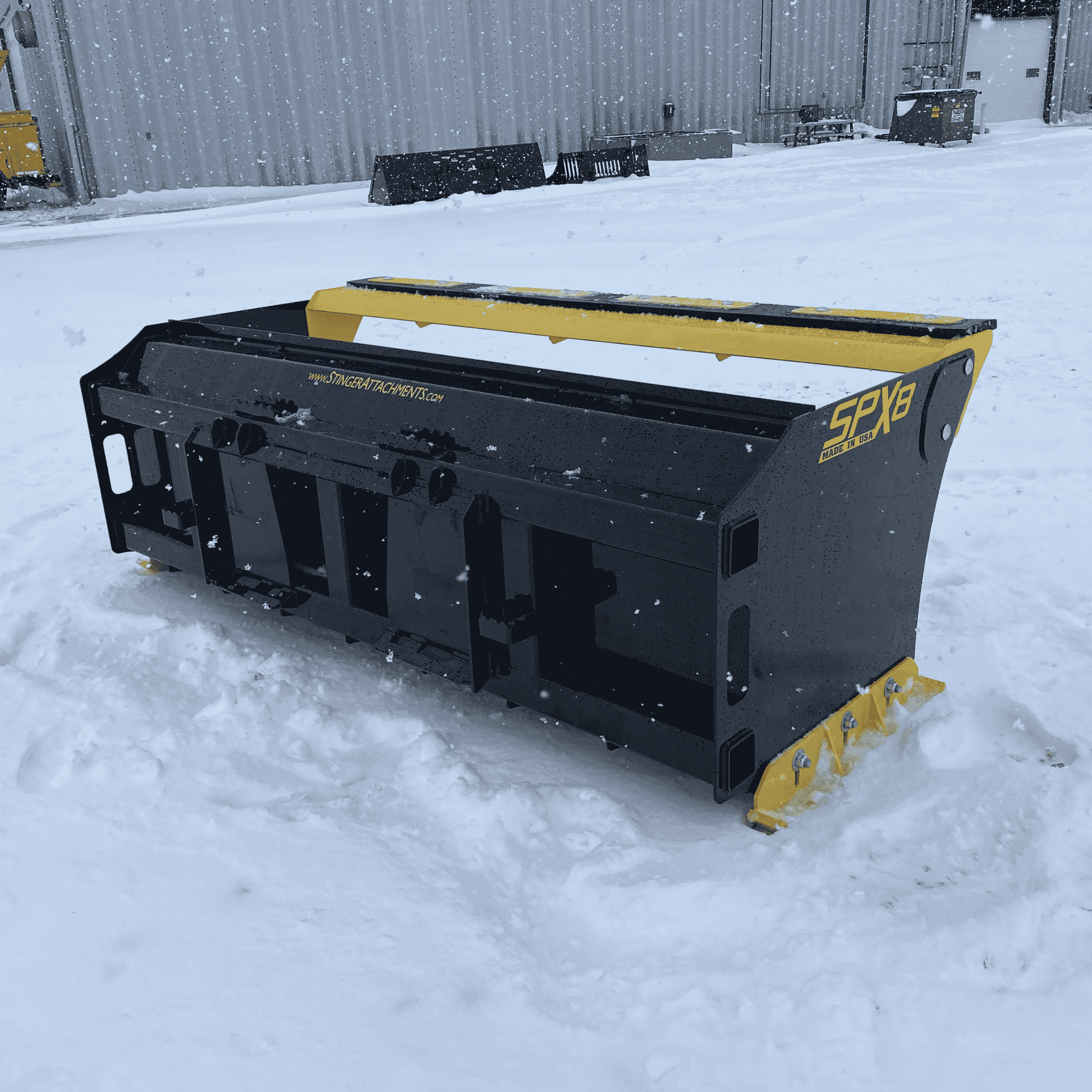Stinger Commercial Snow Pusher | 30" Box | 6ft - 14ft Extreme