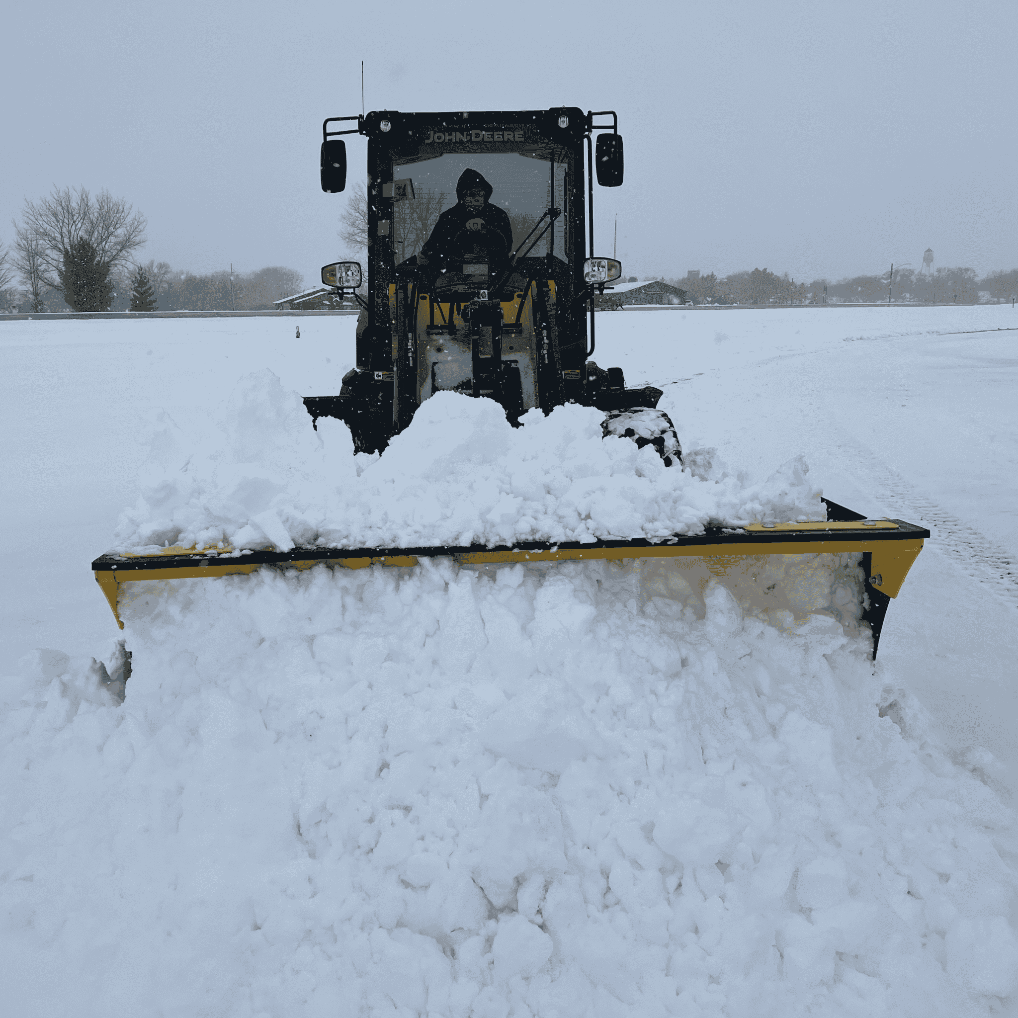Stinger Commercial Snow Pusher | 30" Box | 6ft - 14ft Extreme