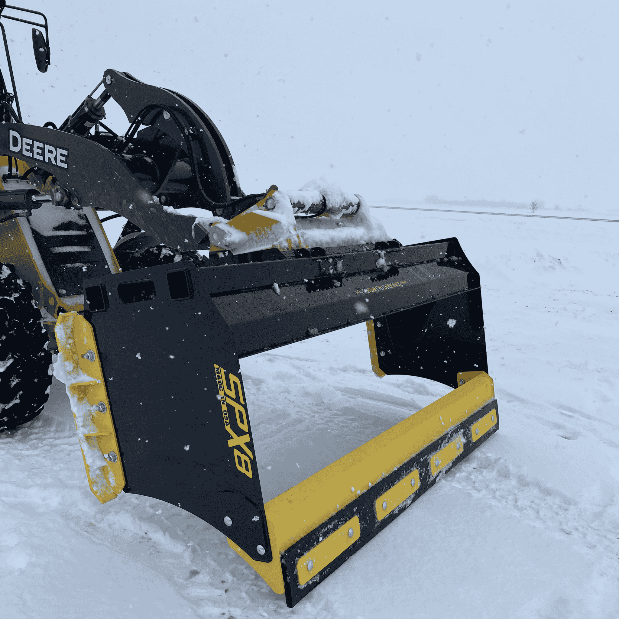 Stinger Commercial Snow Pusher | 30" Box | 6ft - 14ft Extreme