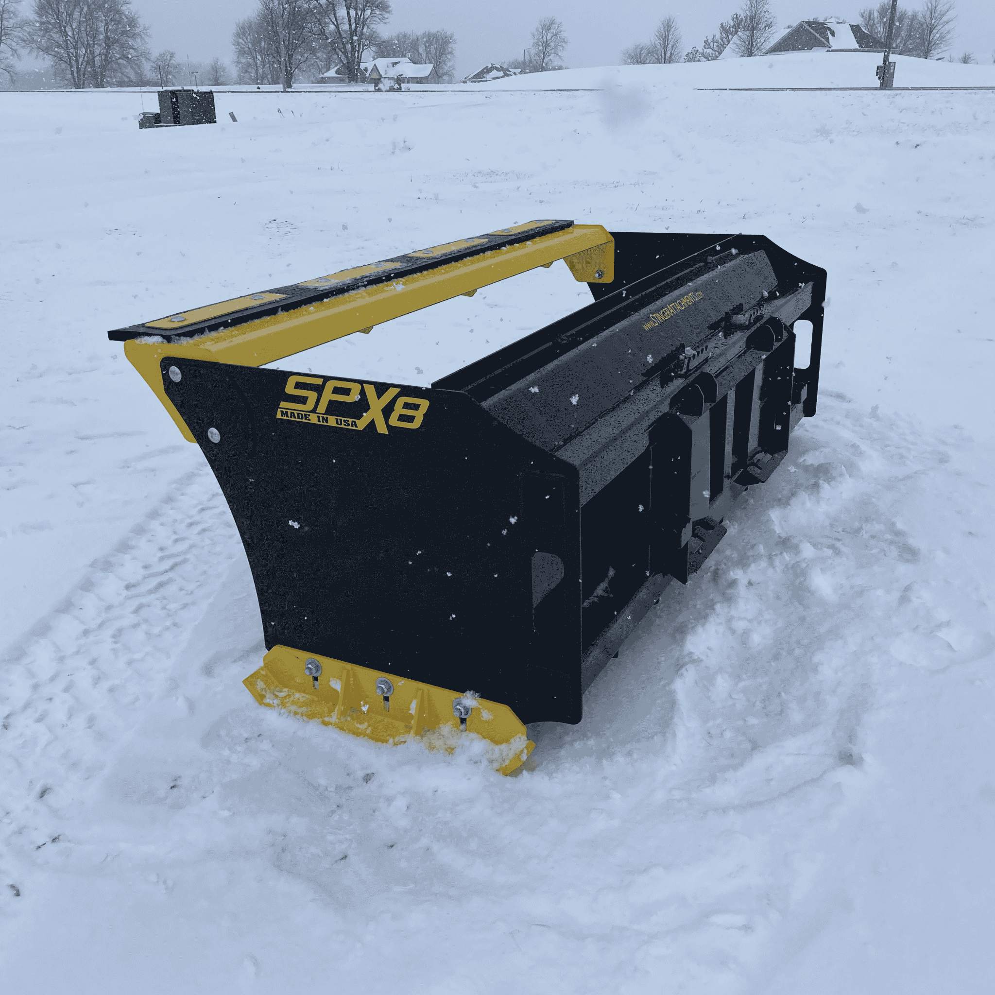 Stinger Commercial Snow Pusher | 30" Box | 6ft - 14ft Extreme