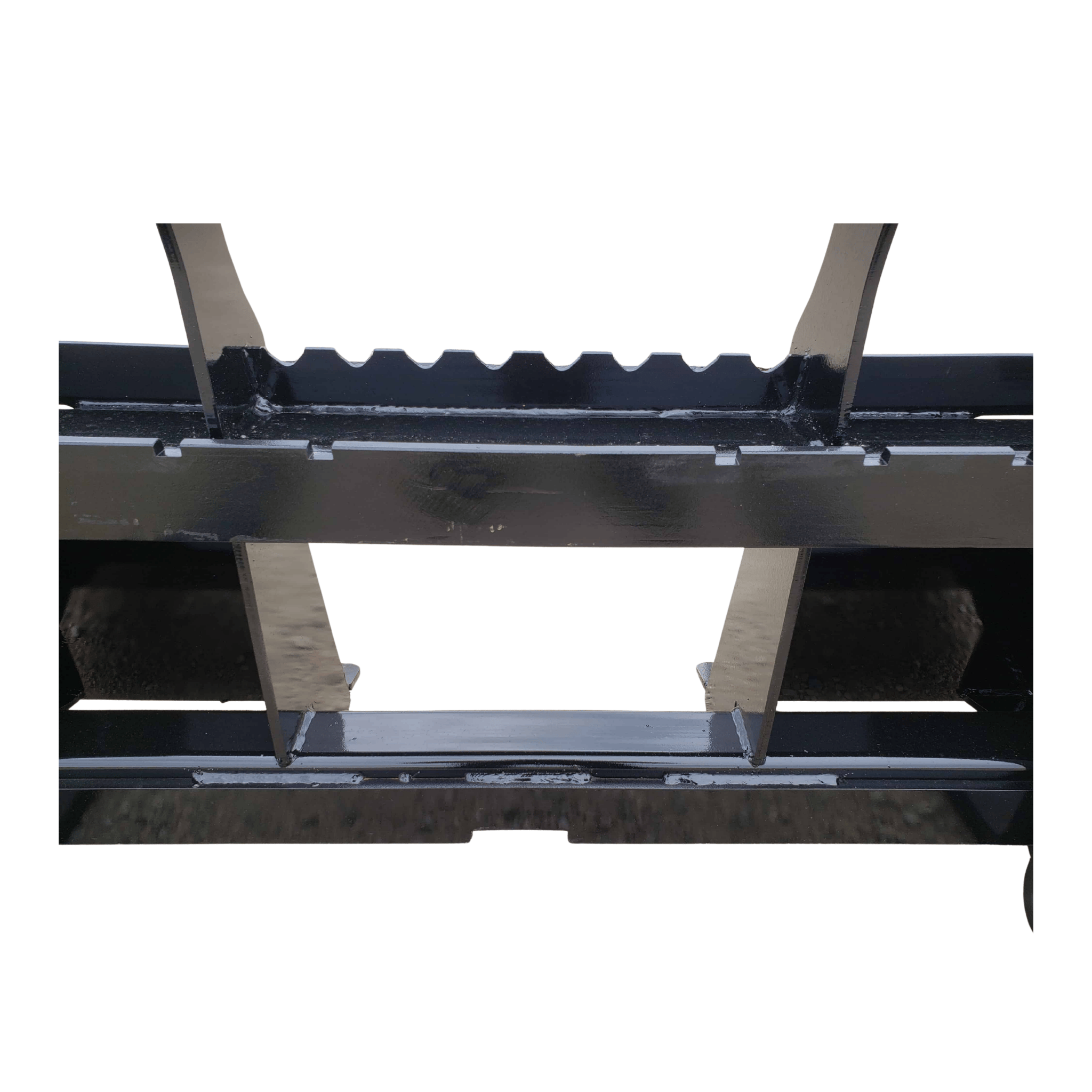 Stinger Skid Steer Pallet Forks | Walk-Thru Frame | USA Forged Tines