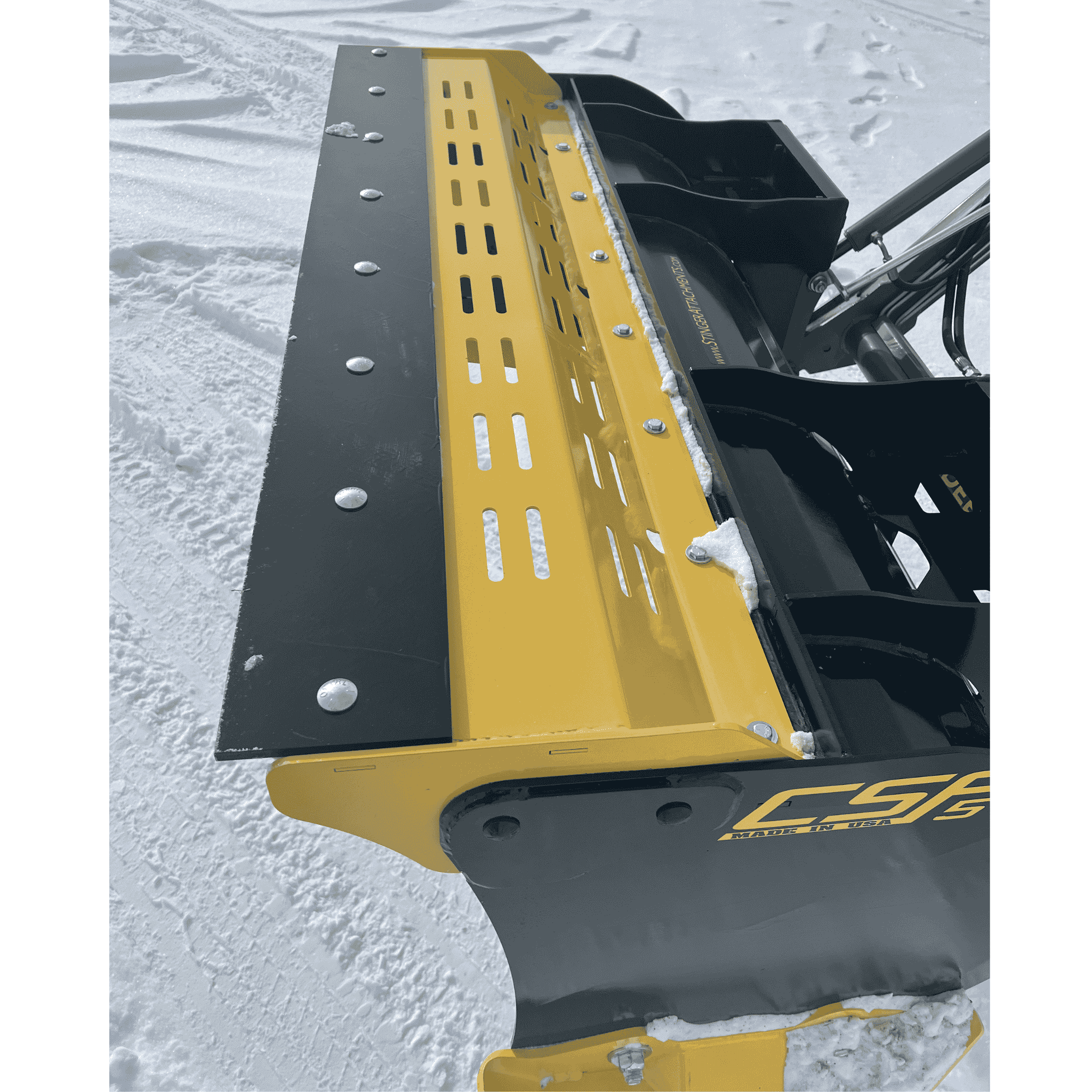 Stinger Compact Tractor Snow Pusher | 4ft - 7ft | Optional Dragback