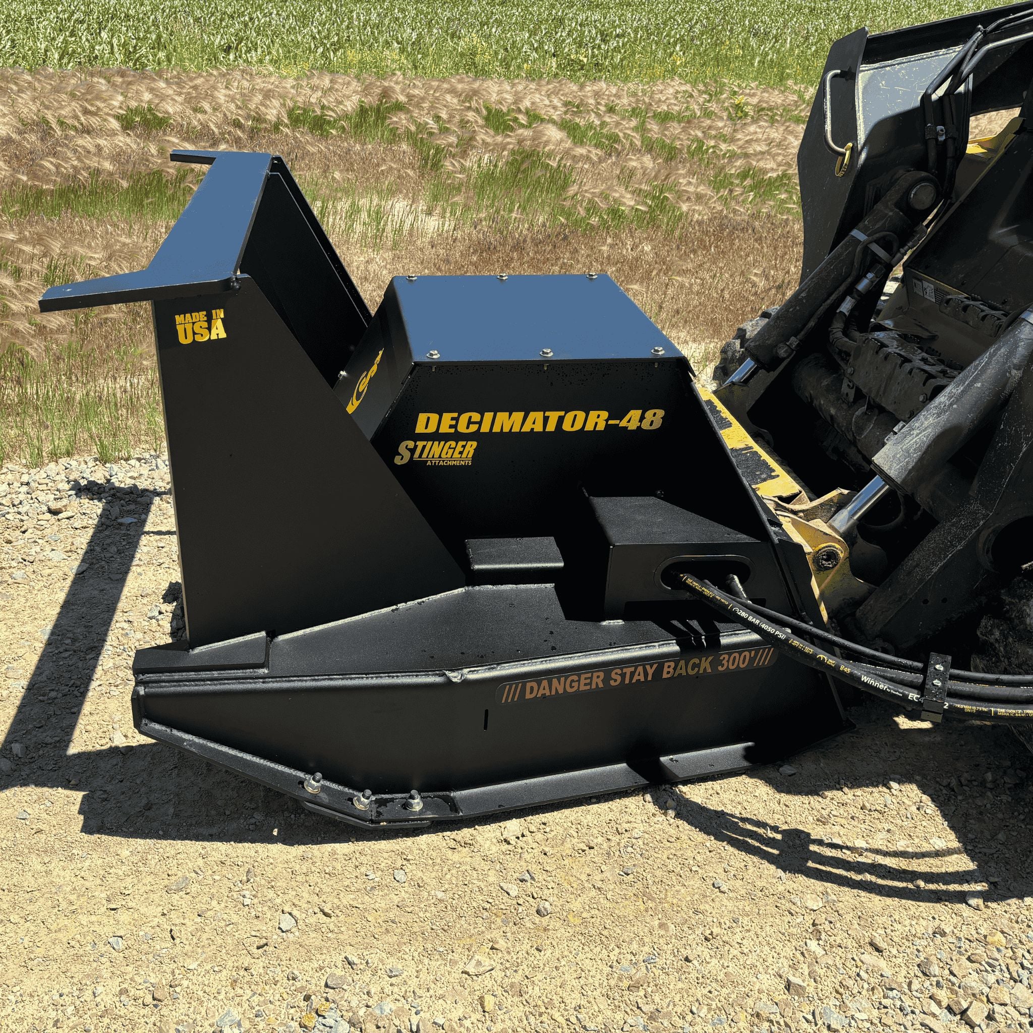 Stinger Decimator Disc Mulcher | Piston Motor | 14" Capacity
