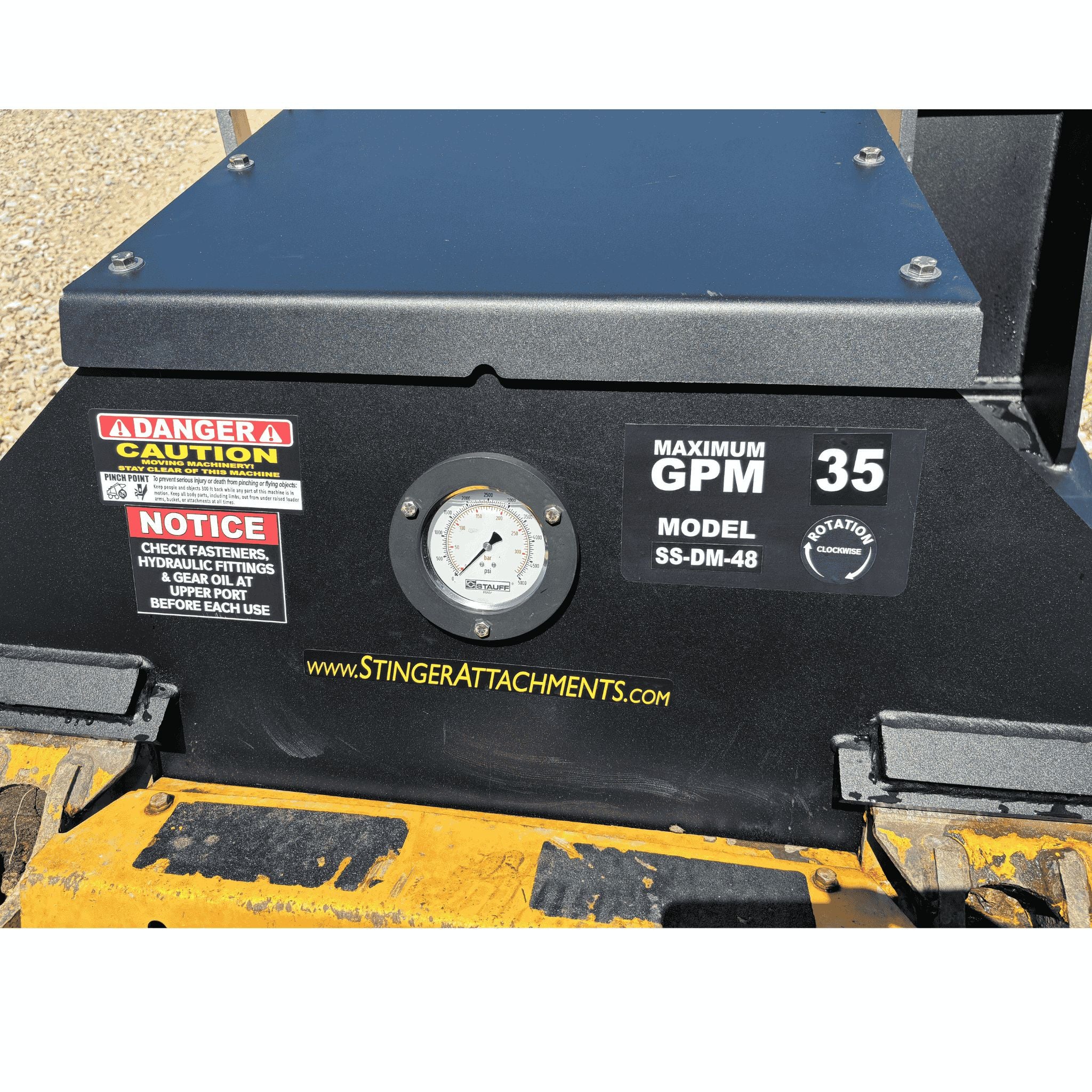 Stinger Decimator Disc Mulcher | Piston Motor | 14" Capacity