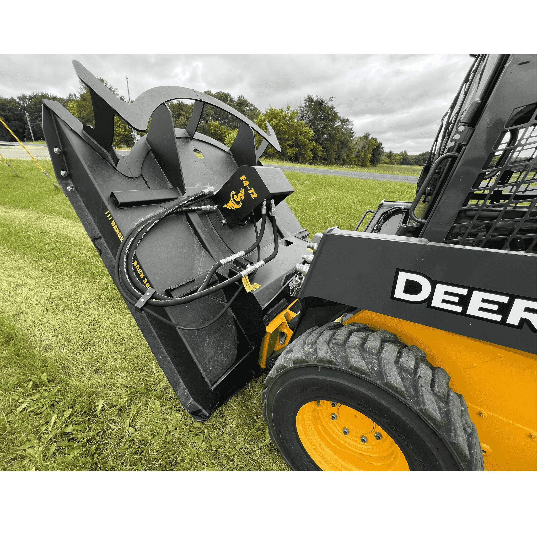 Stinger Twister F4 Series Brush Cutter | 7" Mulching Capacity | Radial Piston Direct Drive