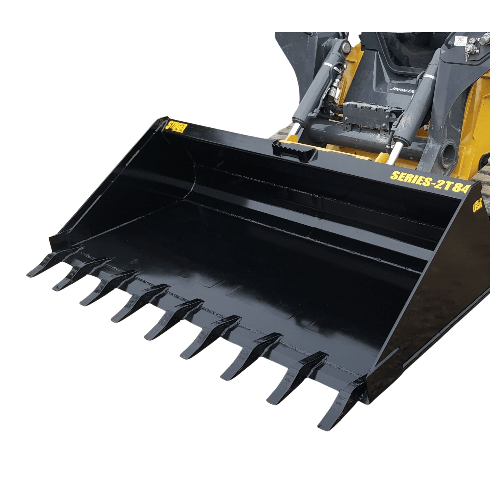 Stinger Heavy-Duty Tooth Bucket | Romac Teeth | 1/4" Shell