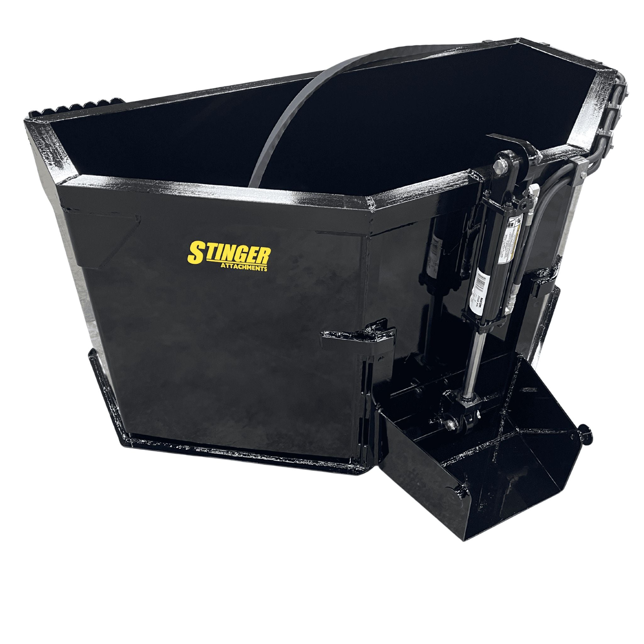 Stinger Hydraulic Concrete Bucket | 0.75 - 1.0 Yard | Includes Chute