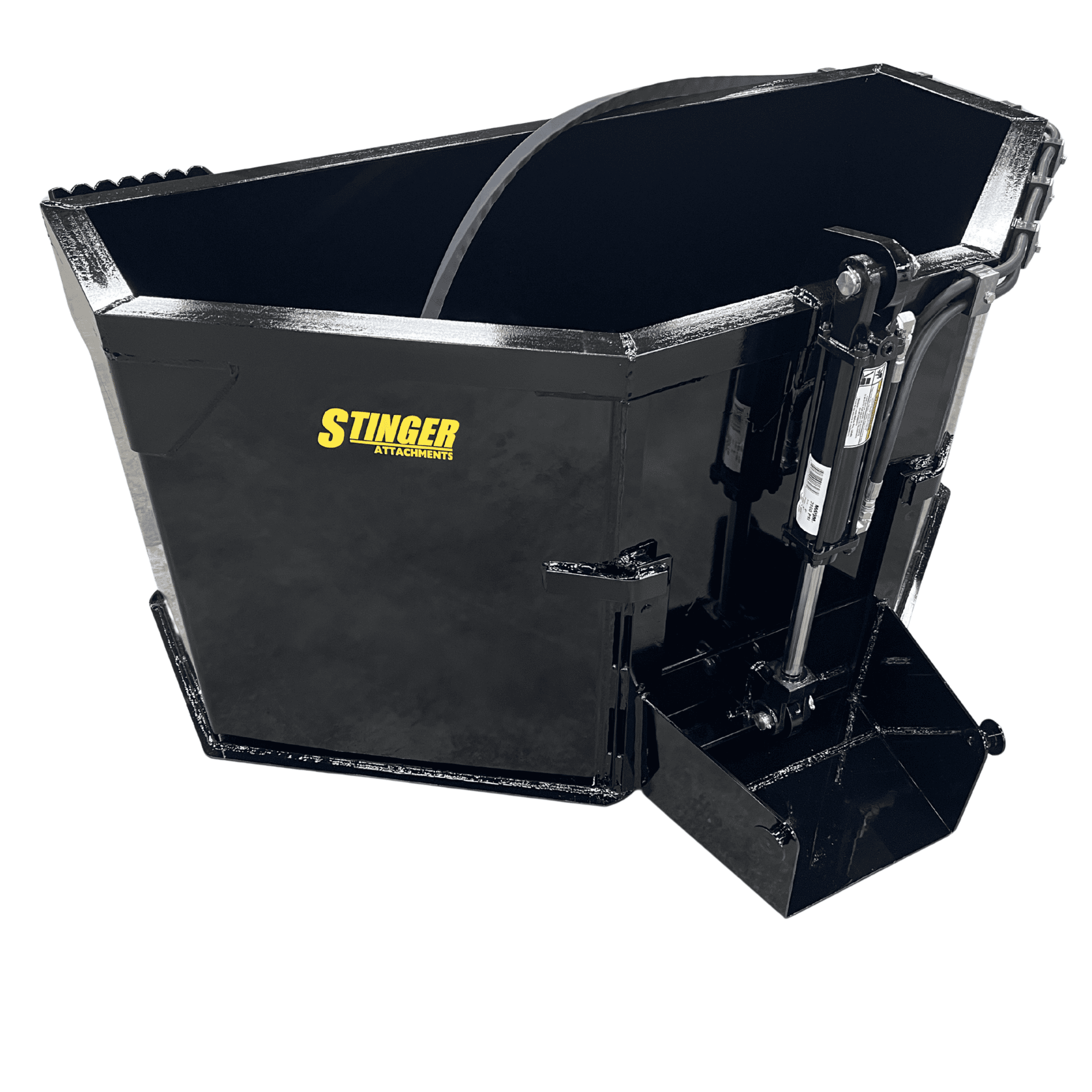 Stinger Hydraulic Concrete Bucket | 0.75 - 1.0 Yard | Includes Chute