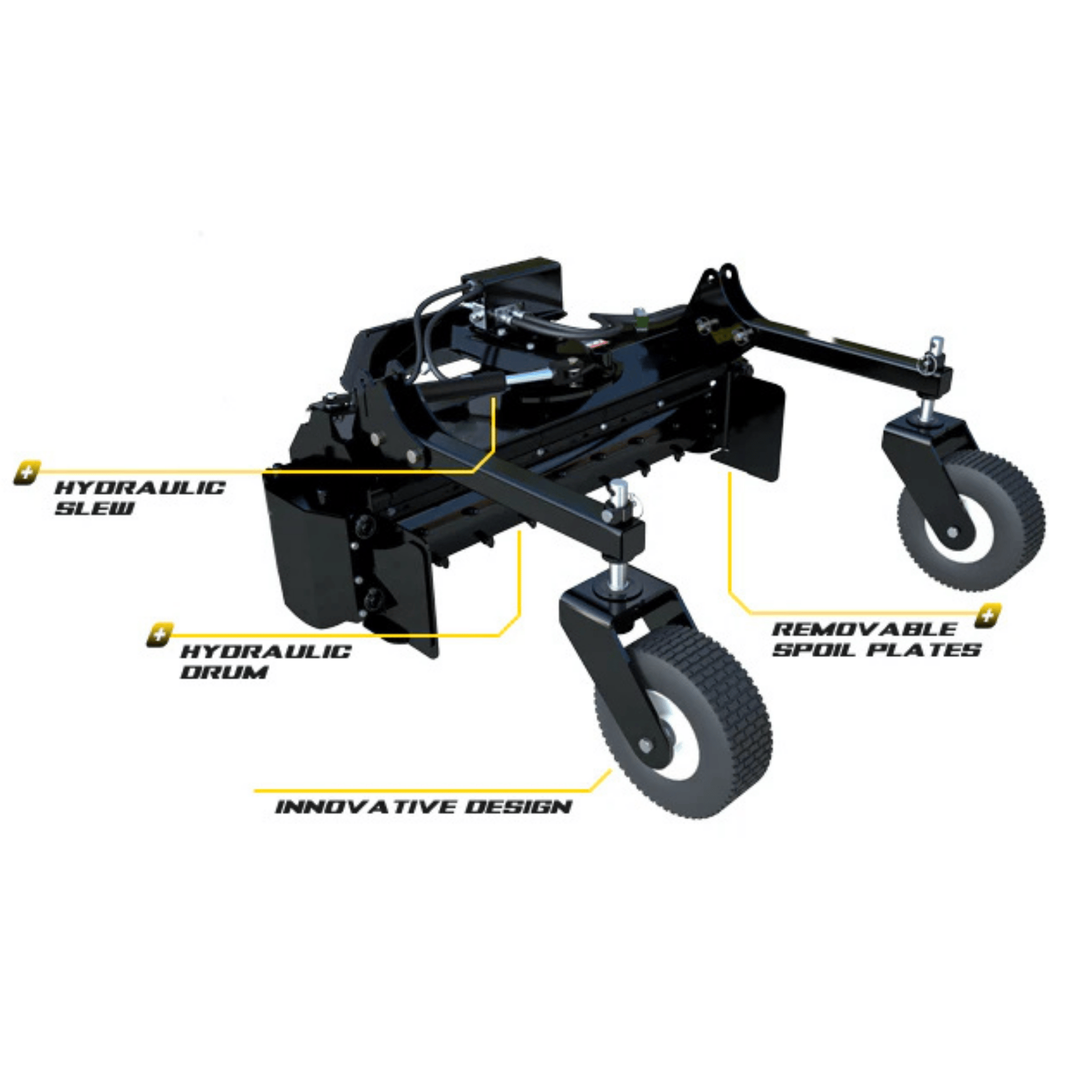 Stinger Power Rake (Soil Conditioner) | Carbide Teeth | 48" - 90"