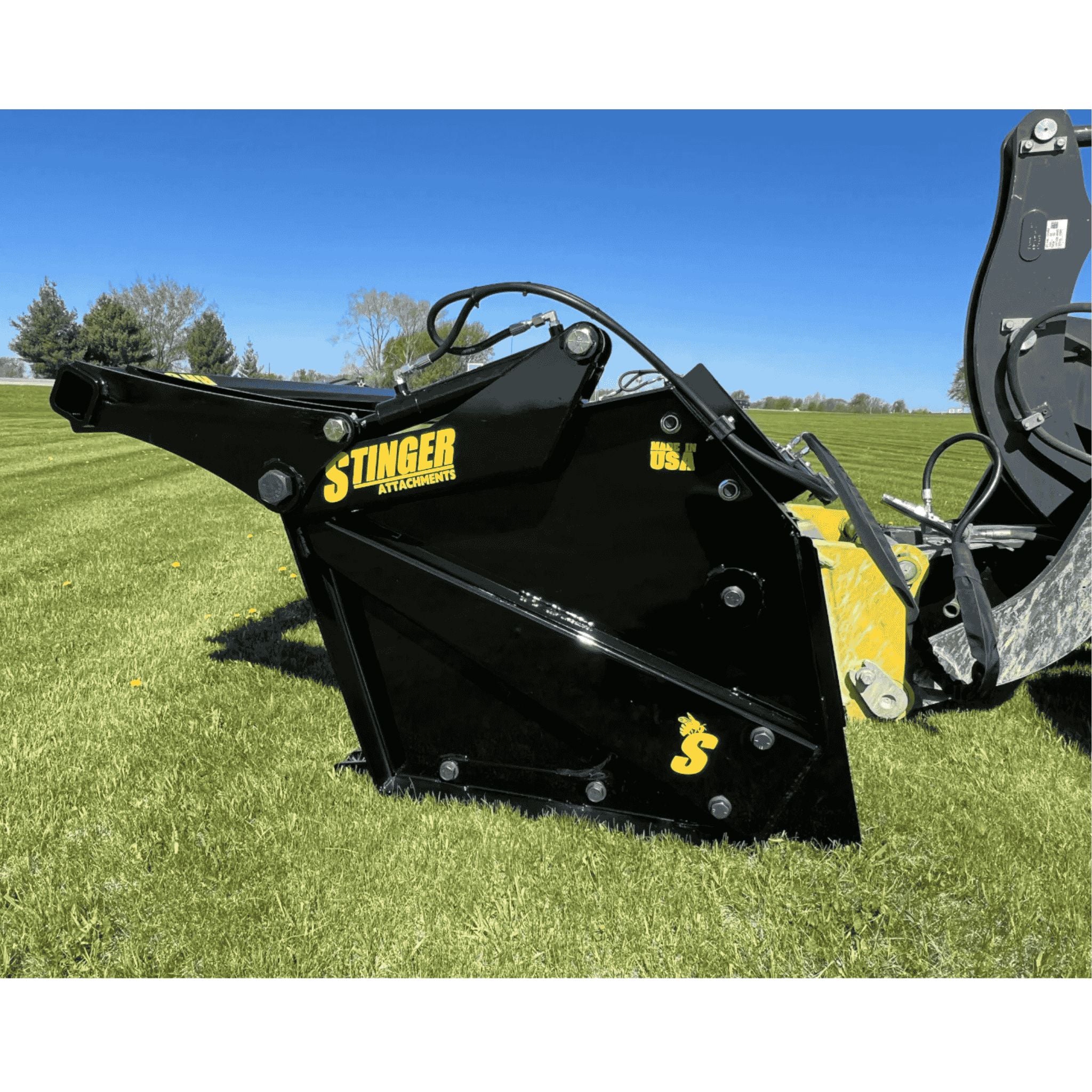 Stinger Rock Bucket & Reel Combo | Hydraulic Sweep | Rock Picker