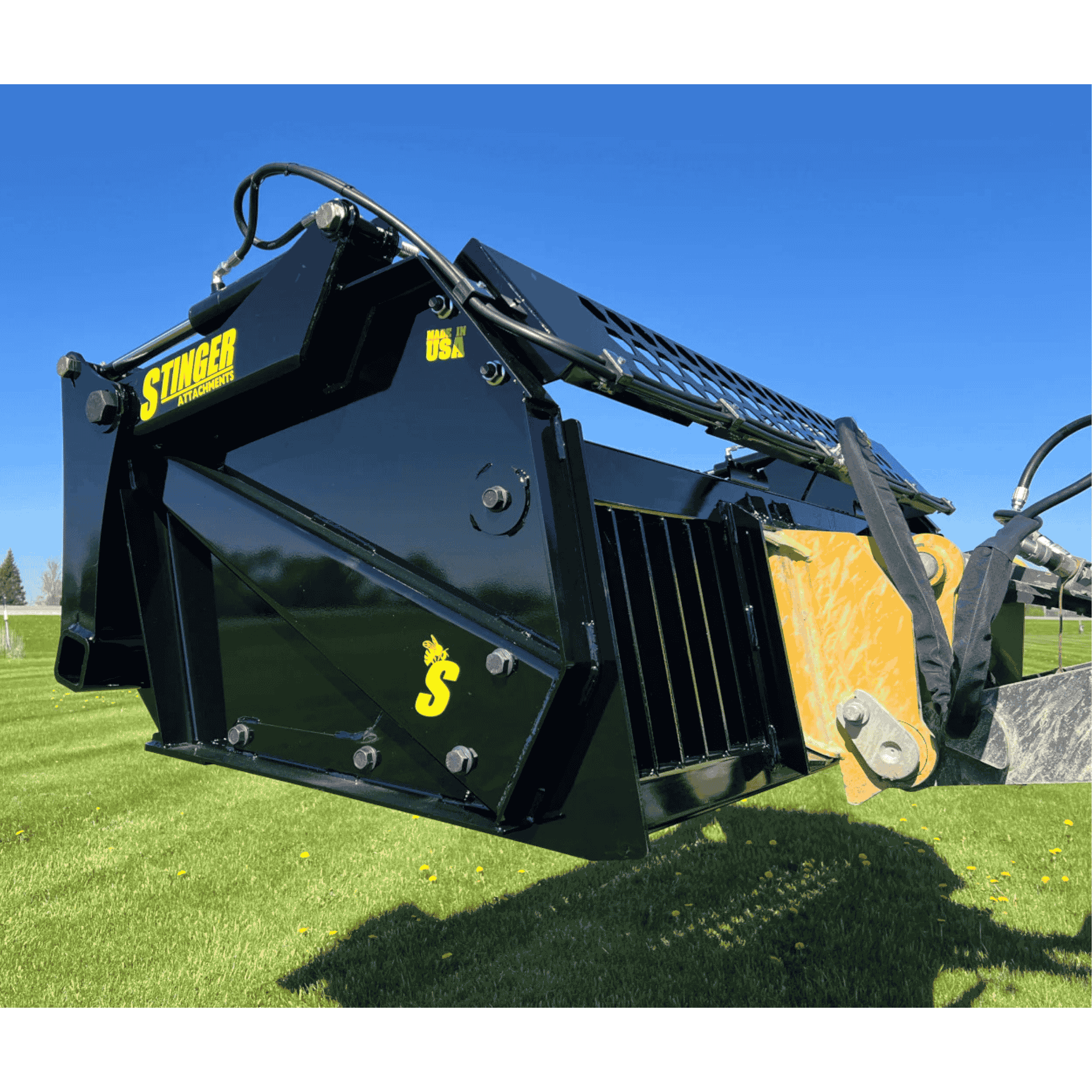 Stinger Rock Bucket & Reel Combo | Hydraulic Sweep | Rock Picker