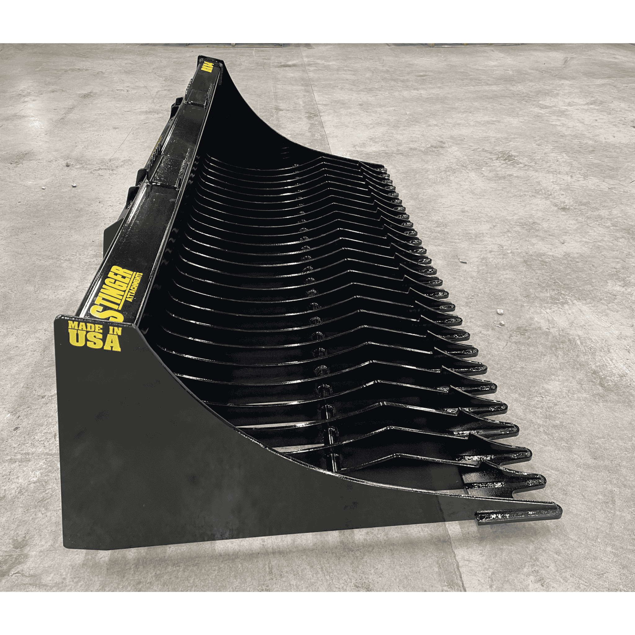 Stinger Rock Bucket (RK) | 1-Piece Tine | Grade 50 Steel