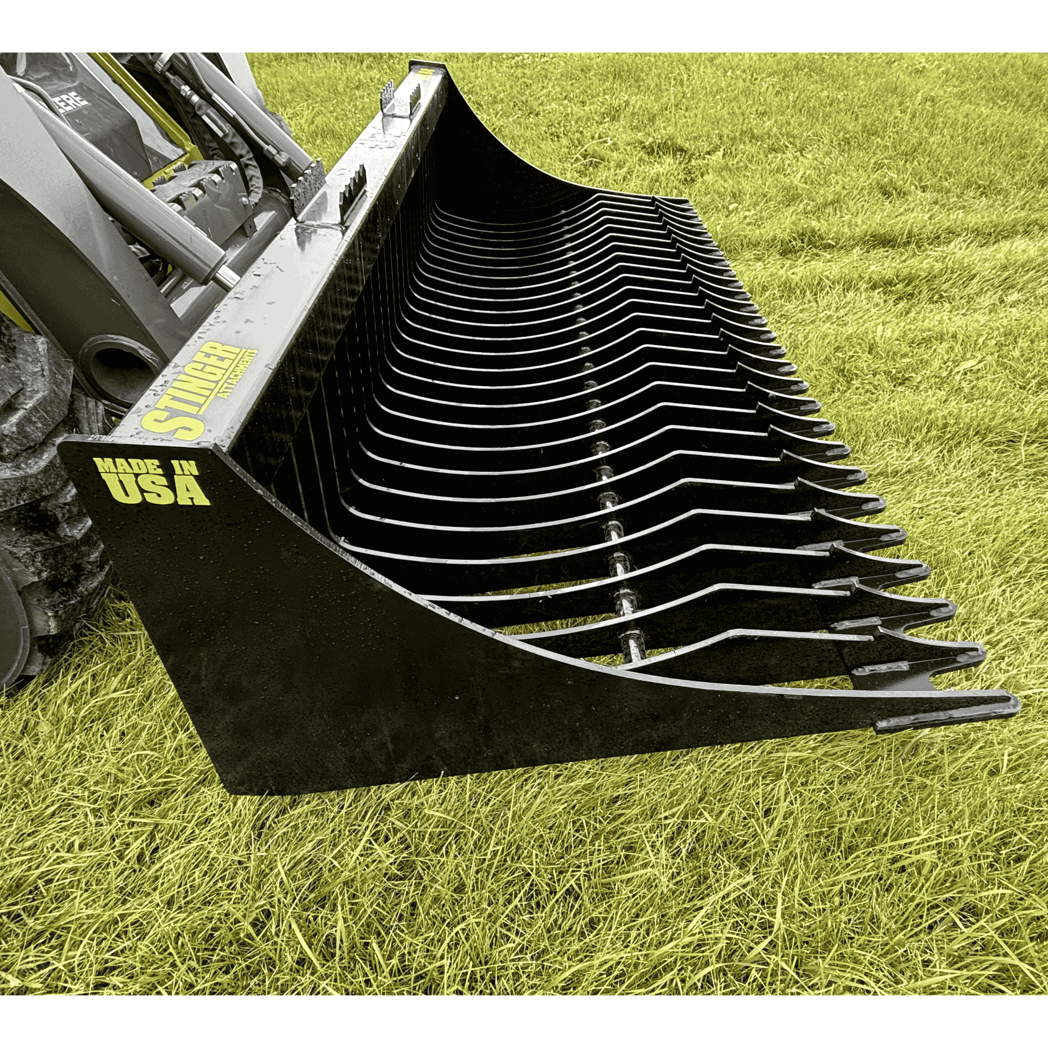 Stinger Rock Bucket (RK) | 1-Piece Tine | Grade 50 Steel