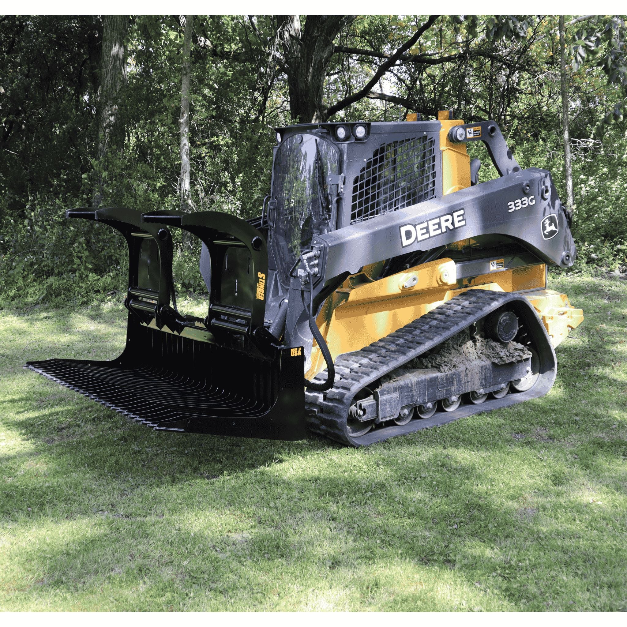 Stinger ROG Open-Side Grapple | Grade 50 Steel | Flat Tine Design