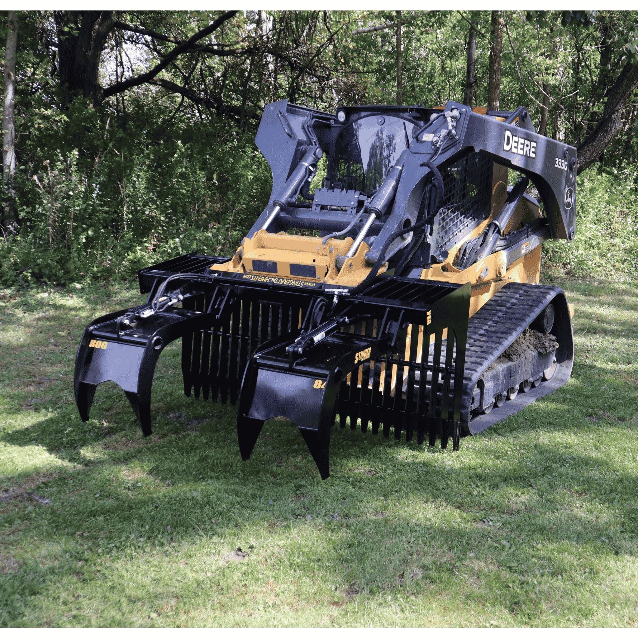 Stinger ROG Open-Side Grapple | Grade 50 Steel | Flat Tine Design