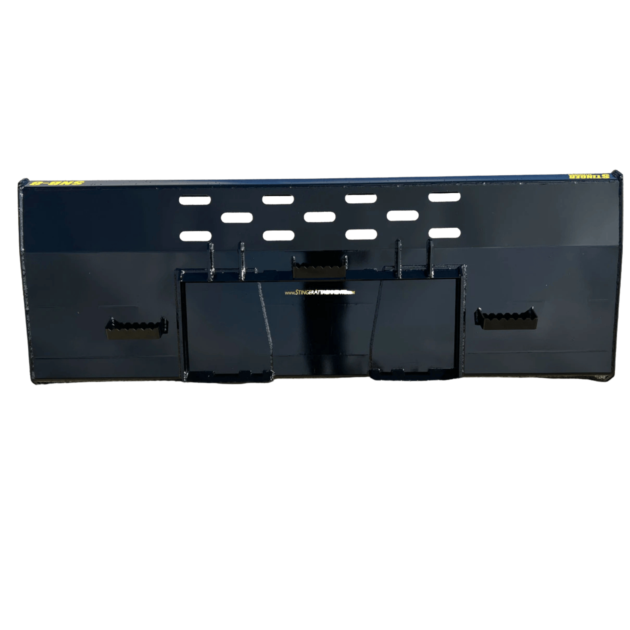 Stinger Skid Steer Snow Bucket | High Capacity & See-Through | 6ft - 10ft