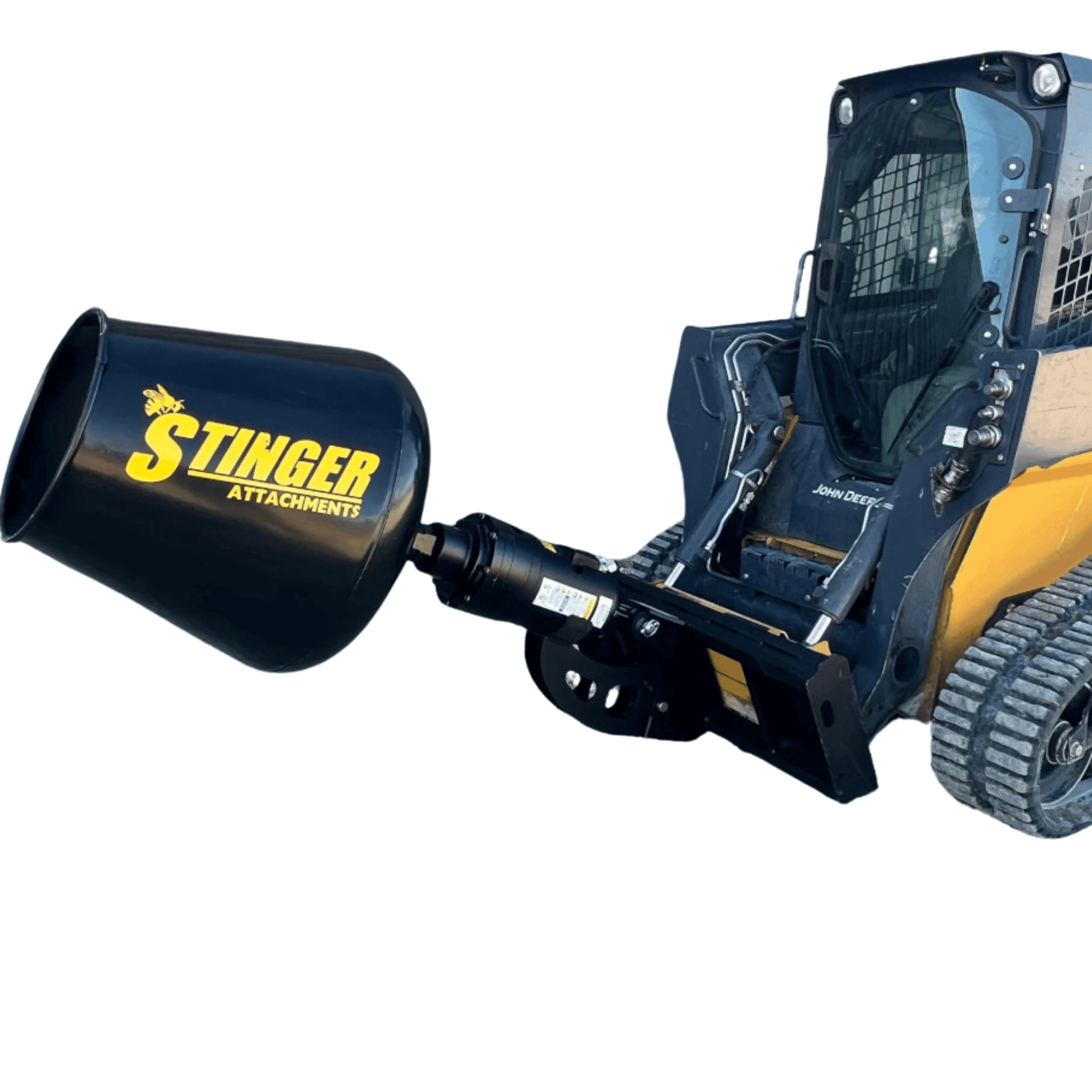 Stinger Cement Mixer | Auger Drive Compatible | 2.5 - 4.0 Cu Ft