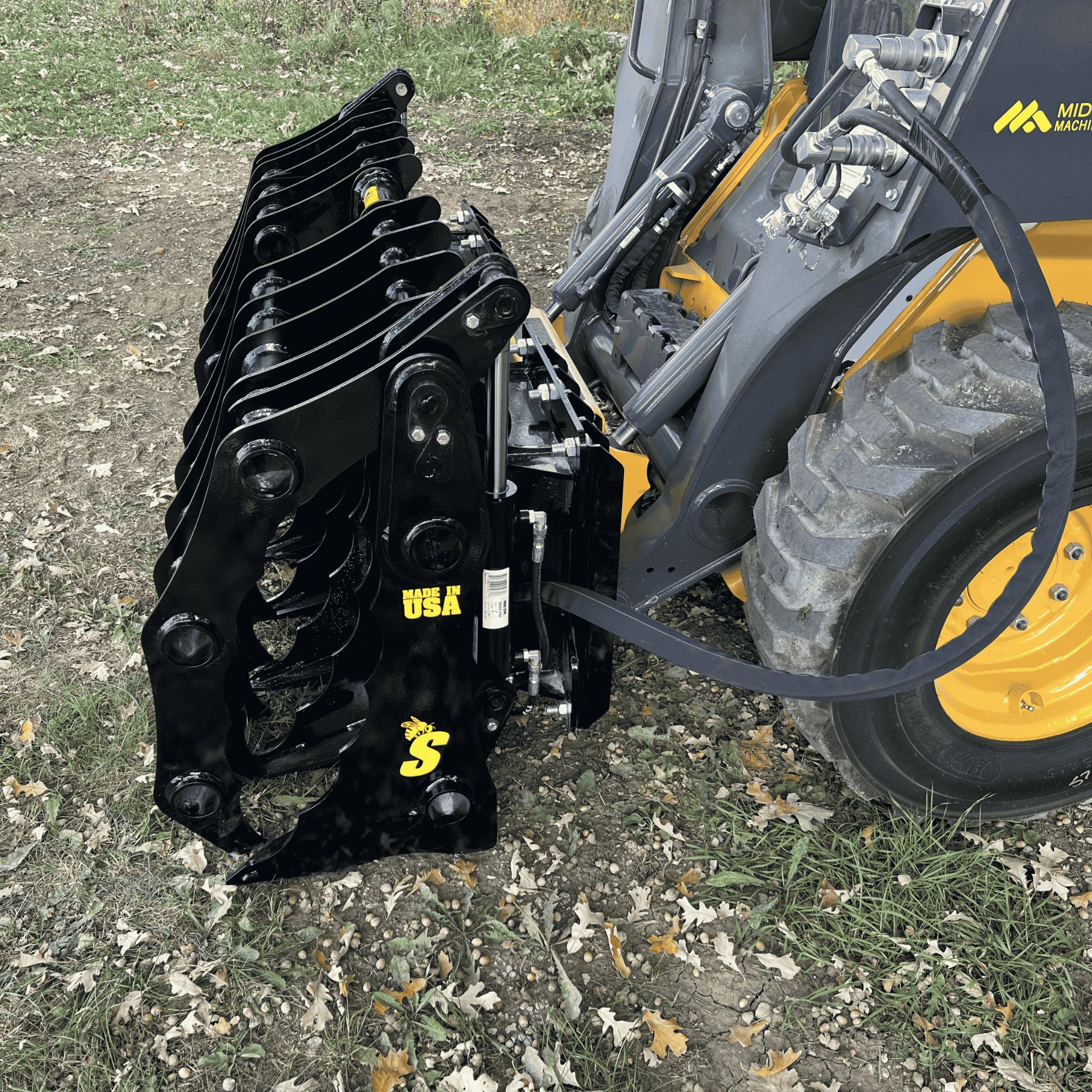 Stinger Clam Grapple | AR200 Steel | Interchangeable Mounts