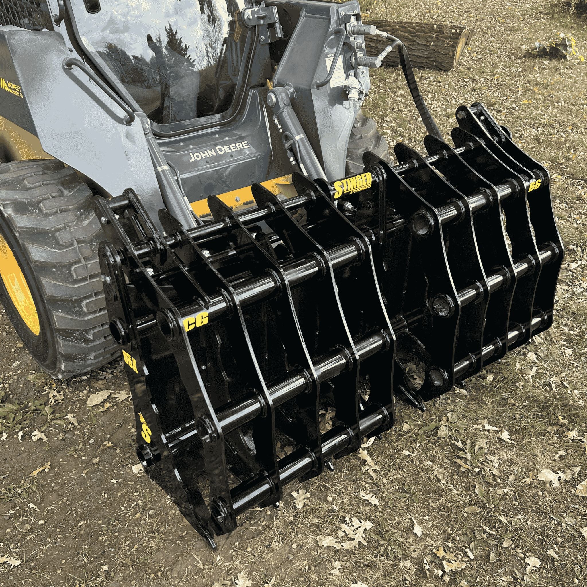 Stinger Clam Grapple | AR200 Steel | Interchangeable Mounts