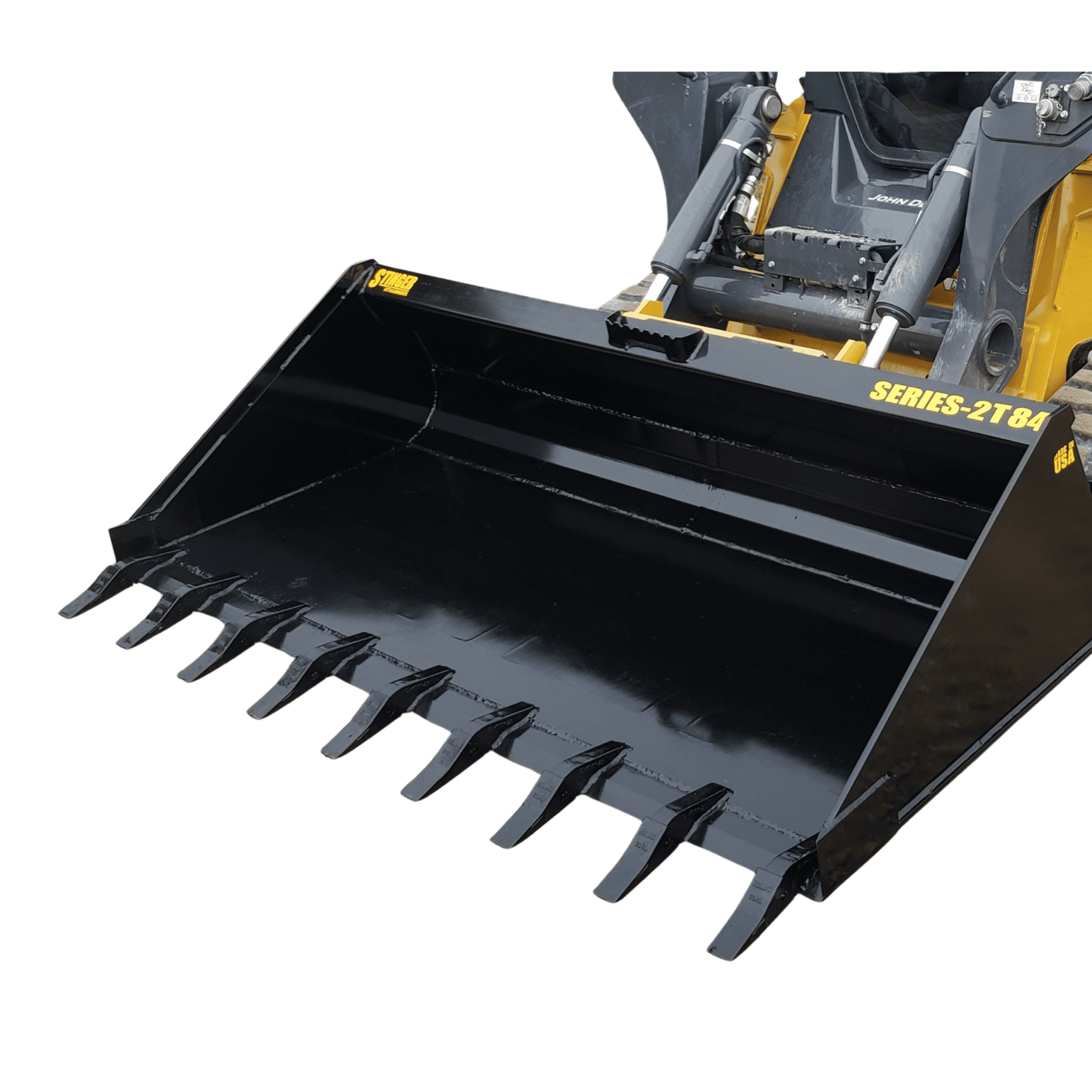 Stinger Heavy-Duty Tooth Bucket | Romac Teeth | 1/4" Shell