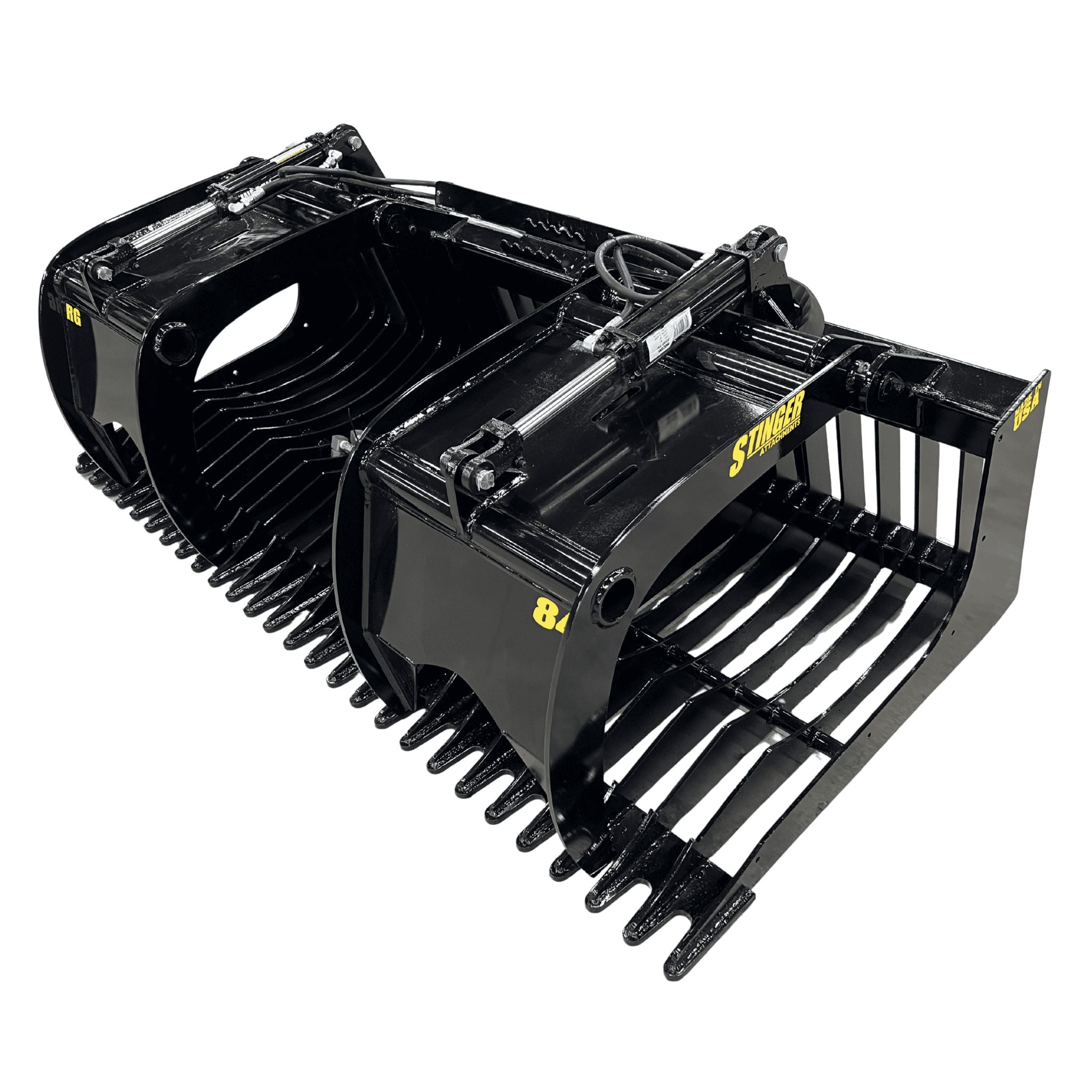Stinger RG Series Rock Grapple | Grade 50 Steel | 1-Piece Tine