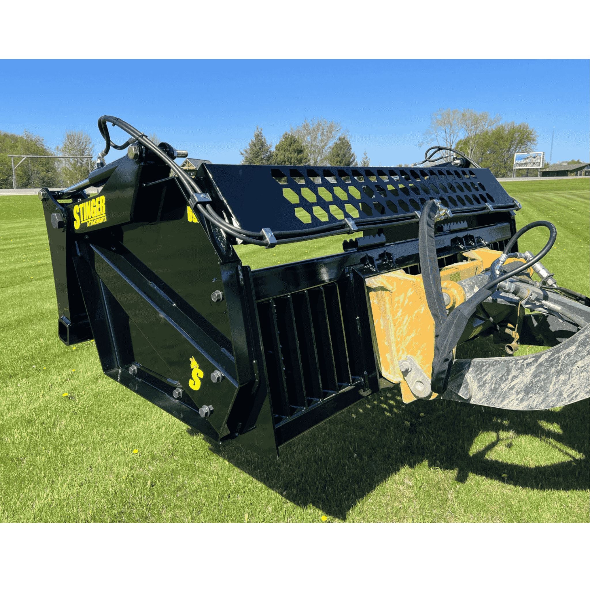 Stinger Rock Bucket & Reel Combo | Hydraulic Sweep | Rock Picker