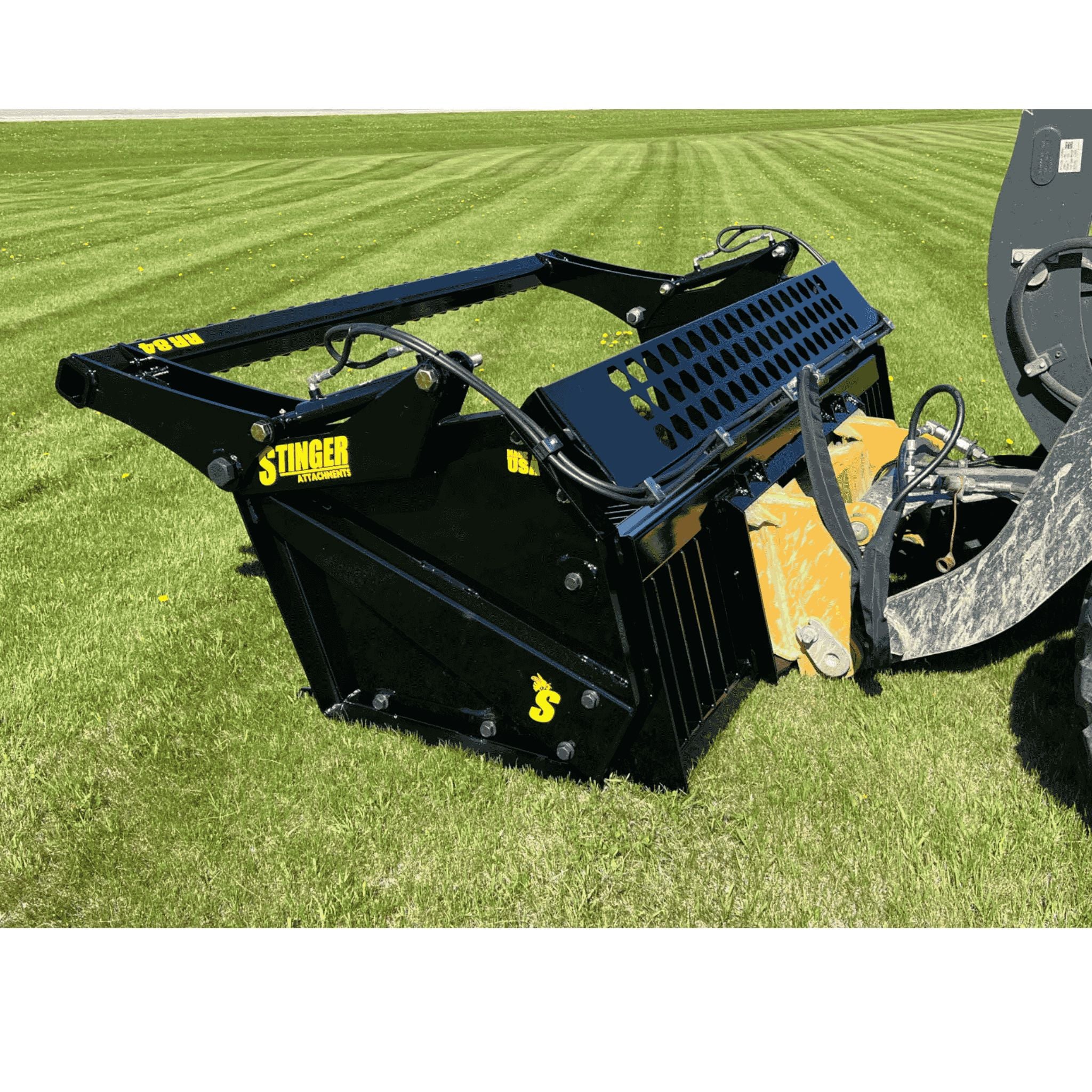 Stinger Rock Bucket & Reel Combo | Hydraulic Sweep | Rock Picker