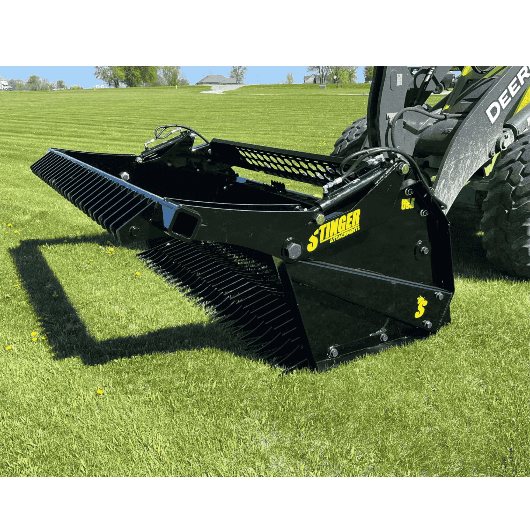 Stinger Rock Bucket & Reel Combo | Hydraulic Sweep | Rock Picker