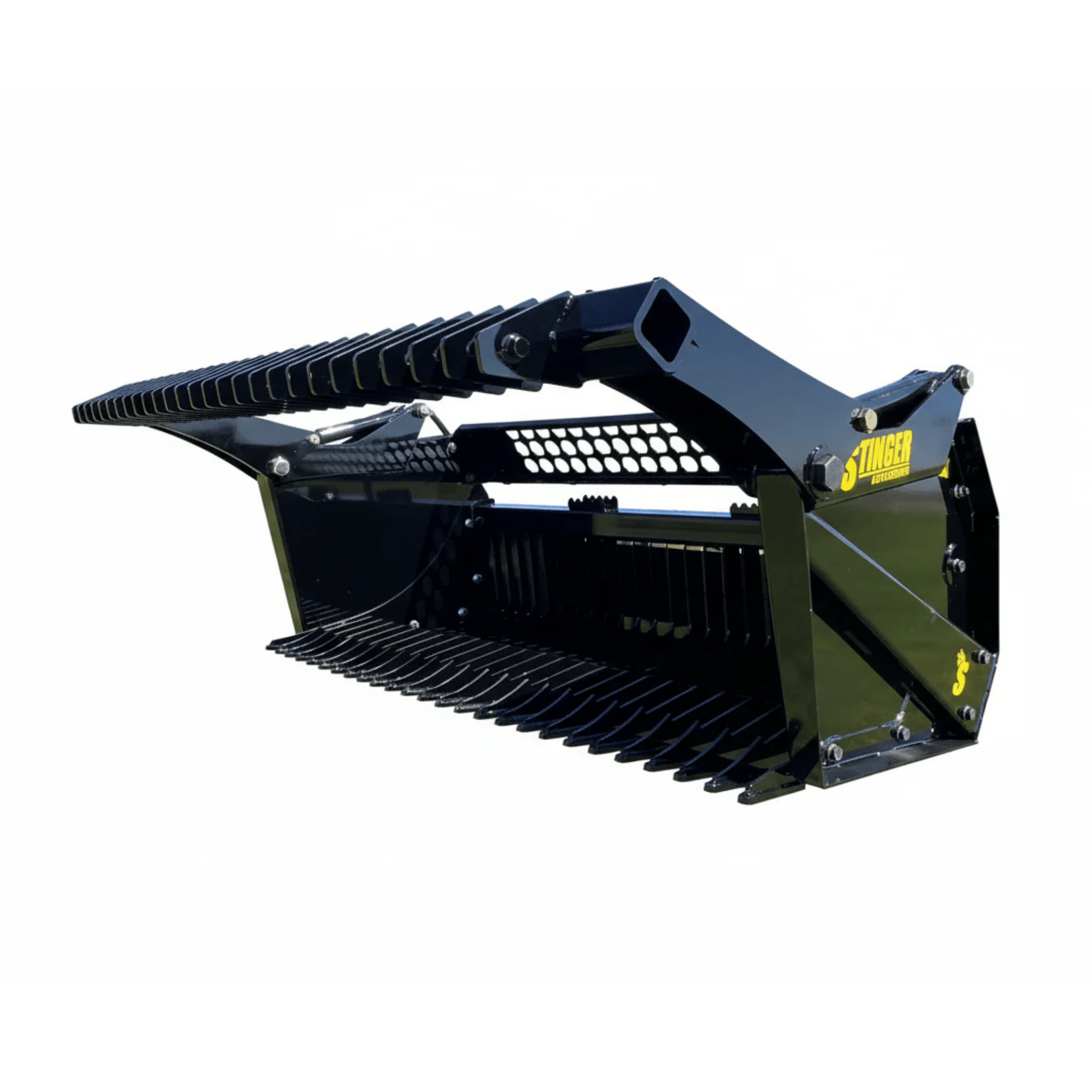 Stinger Rock Bucket & Reel Combo | Hydraulic Sweep | Rock Picker