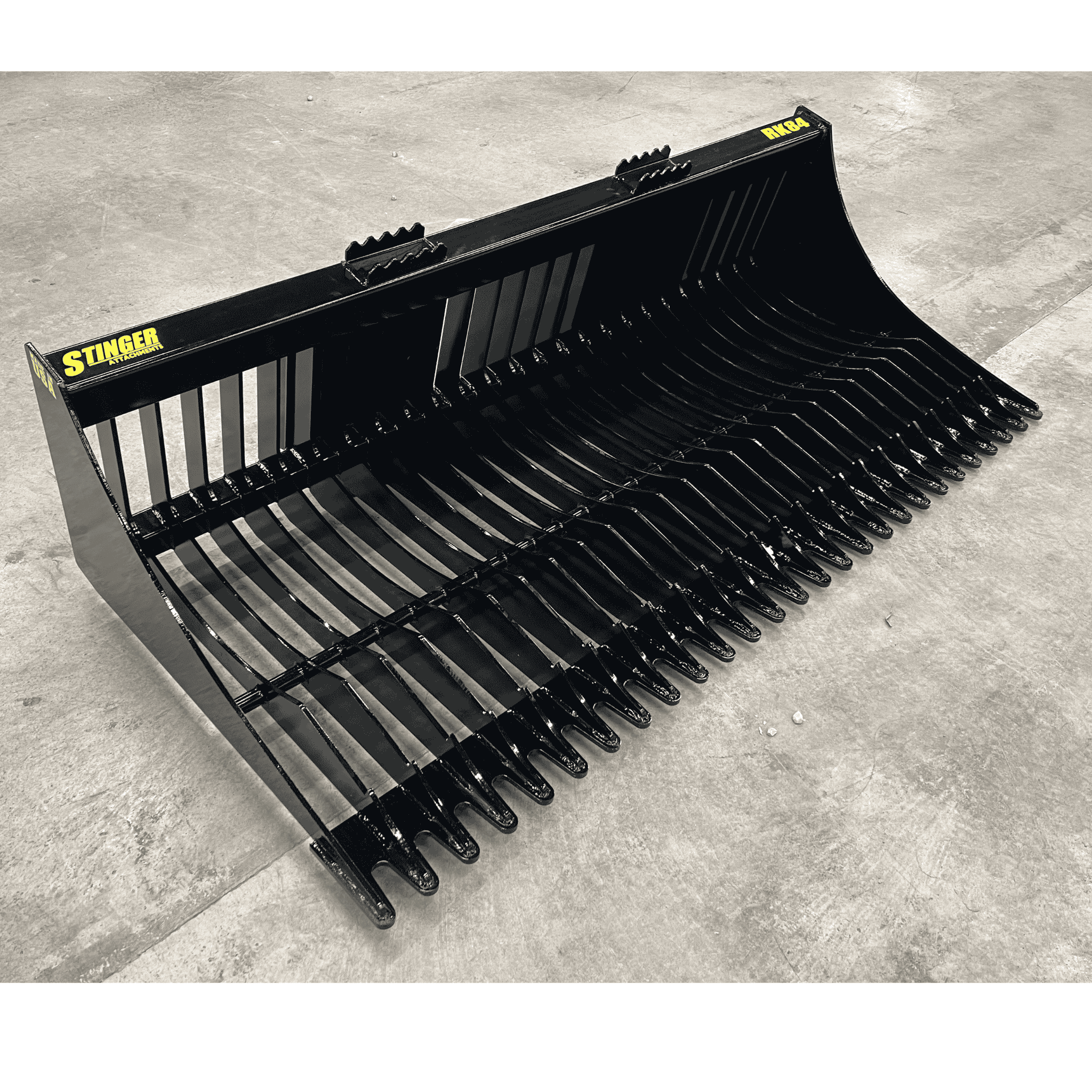 Stinger Rock Bucket (RK) | 1-Piece Tine | Grade 50 Steel