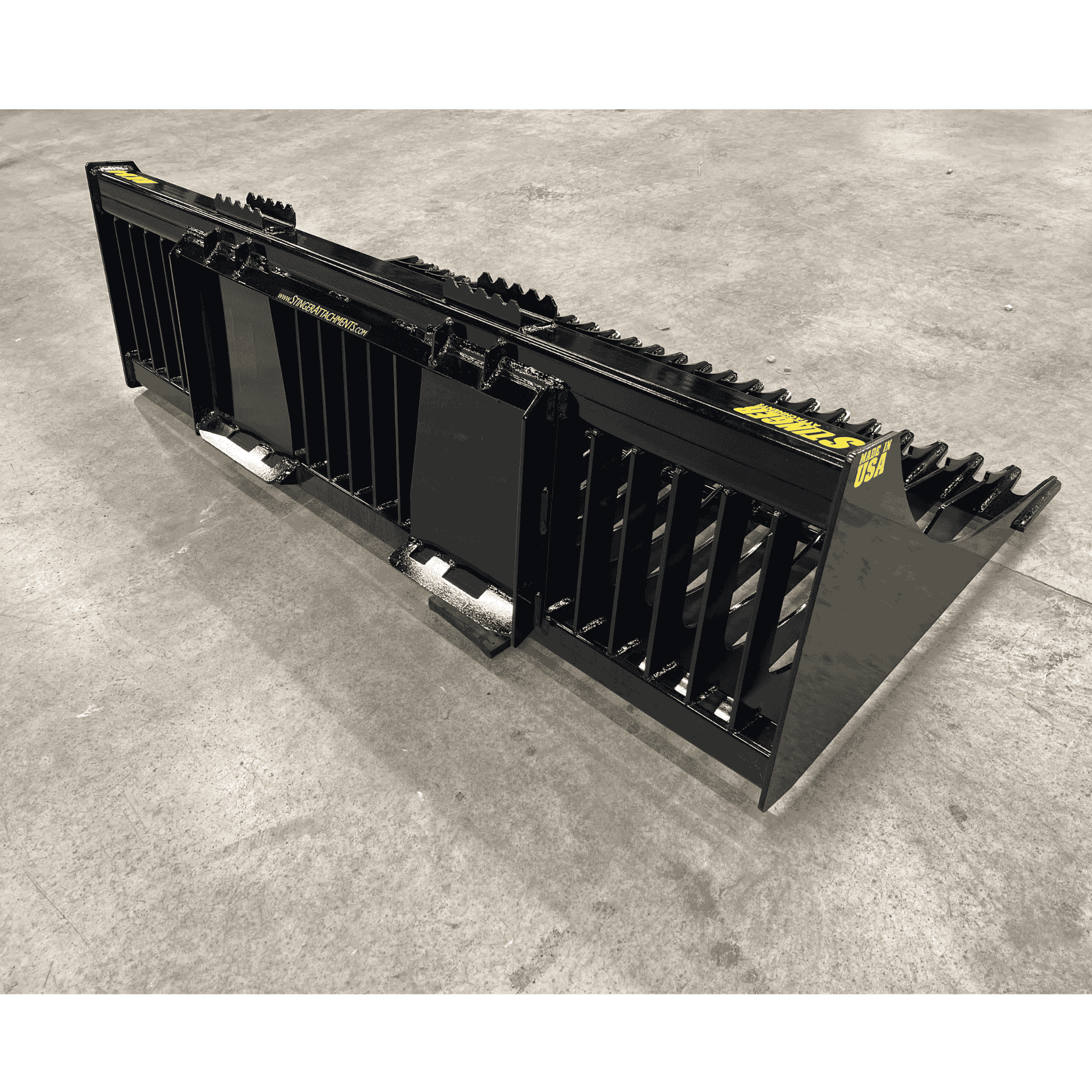 Stinger Rock Bucket (RK) | 1-Piece Tine | Grade 50 Steel