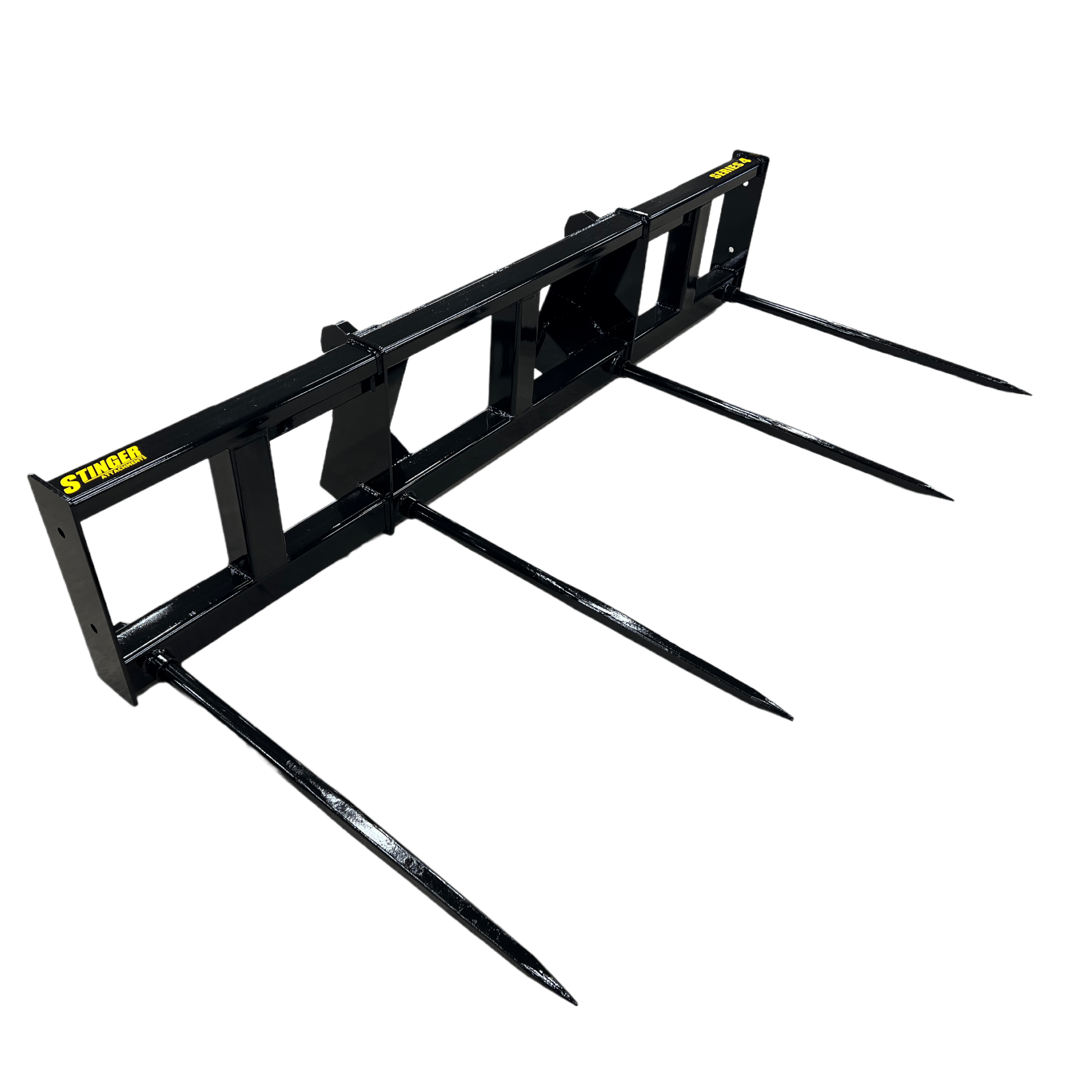 Stinger Skid Steer Quad Bale Spear | Multi-Bale Handler | 14,000 lb Capacity